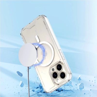 4. Etui Clear Corner Case MagSafe na iPhone 16 Plus - przezroczyste