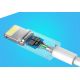 8. Kabel Ugreen US155 20728 USB-A / Lightning MFi 2.4A 1m - biały