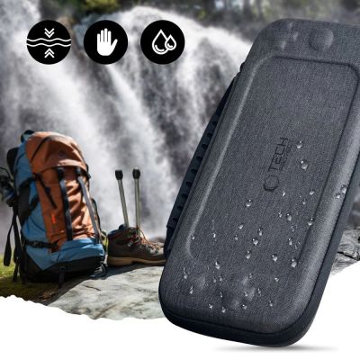 4. Etui Tech-Protect Hardpouch na Nintendo Switch 2 - szare