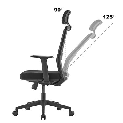 8. ERGO OFFICE FOTEL BIUROWY ERGONOMICZNY PREMIUM ER-425 Z WYSOKIM OPARCIEM MAX 150KG