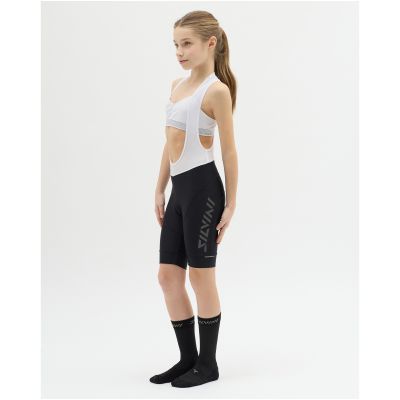 Spodenki rowerowe (z wkładką, na szelkach) dziecięce SILVINI Junior Bib shorts SUELI BIB