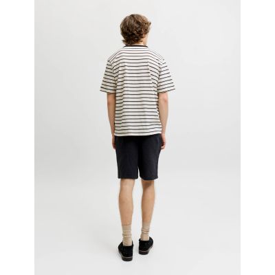 6. Jack&Jones męskie szorty JPSTJAIDEN COBA STRIPE JOG SHORTS REG SN 12274413 BLACK