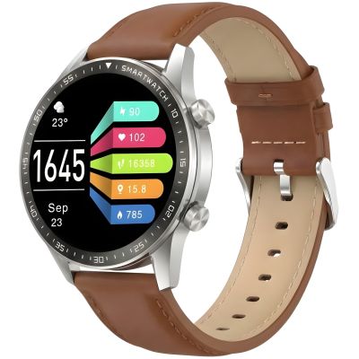 4. Smartwatch Gravity Srebrny 2 Paski GT10-8