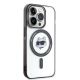 10. Etui Karl Lagerfeld IML Choupette's Head MagSafe na iPhone 15 Pro - przezroczyste