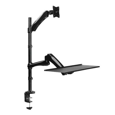 3. Stacja robocza Logilink do pracy siedząco-stojącej 13"-27" 9 kg Udźwig