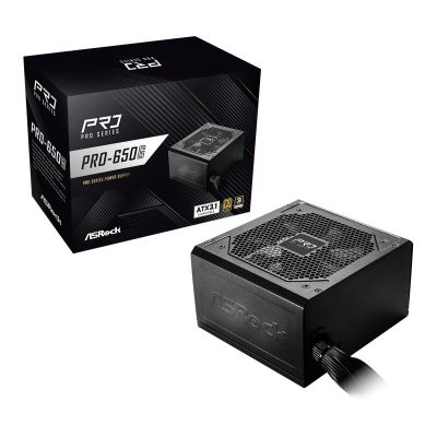 Zasilacz ASRock PRO-650G 650W 80 PLUS Gold