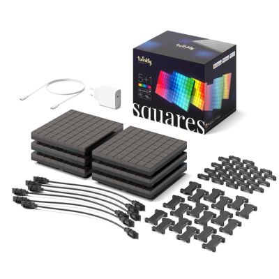 8. Inteligentne bloki Twinkly Squares Combo Pack 6 Blocks (1 master + 5 extension) x 64 pixels RGB