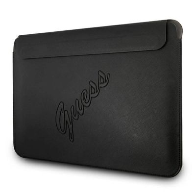 2. Pokrowiec Guess Saffiano Script na laptopa 13'' - czarny