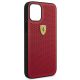 7. Etui Ferrari On Track Perforated na iPhone 12 mini - czerwone
