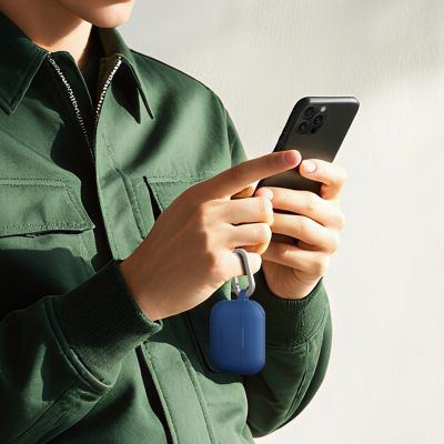6. Etui AMAZINGTHING Omni Case Titan do AirPods Pro 3 - niebieskie