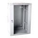 7. Szafa sieciowa wisząca 19" 15U rack 600x600, drzwi szyba, szary, dzielona, złożona, 60kg