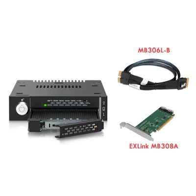 8. IcyDock M.2 PCIe NVMe SSD Mobilny stojak do zewnętrznych 3.5 4i 2x