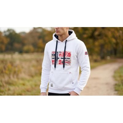 7. Bluza męska Geographical Norway GPEPE 2 MEN 100 EO BS2 (WT1874H/GN-WHITE)