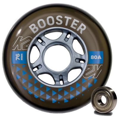 Kółka K2 BOOSTER 76MM 80A 8-WHEEL PACK W ILQ 5   one size