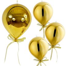 BOMBKA FORMÓWKA PLASTIKOWA BEZPIECZNA BALON ŚR 15CM - ZŁOTY