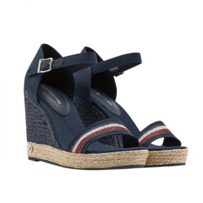 6. Sandały Tommy Hilfiger Grosgrain High Wedge Sandal W FW0FW05254