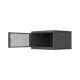 4. Szafa instalacyjna rack wisząca 19" 6U 600x600 czarna drzwi perforowane Lanberg (flat pack)