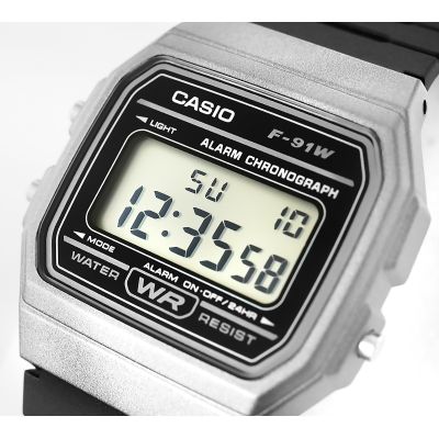 4. Zegarek Męski CASIO F-91WM-1B + BOX