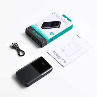 8. Powerbank Joyroom JR-QP191 Star Series Mini 10000mAh 22,5W z wyświetlaczem cyfrowym - czarny