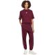 6. Koszulka damska adidas Essentials 3-Stripes Boyfriend bordowa KF6287