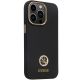 4. Etui Guess 4G Silicone Logo Strass na iPhone 13 Pro Max - czarne