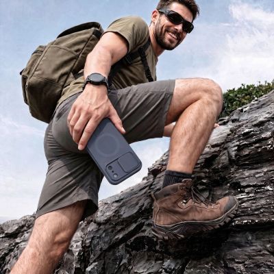6. Etui Tech-Protect Kevlar Aura MagSafe na iPhone 18 Pro / 17 Pro - granatowe