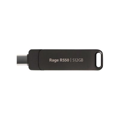3. Patriot Rage R550 512GB Dual USB A+C, Alu, 100MBs