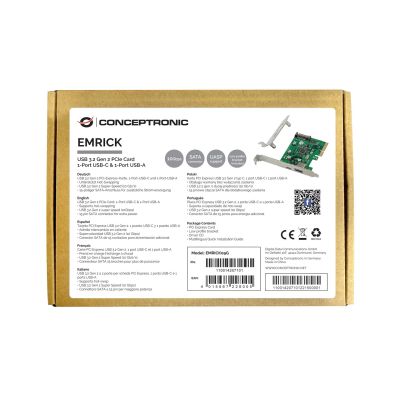 3. Conceptronic EMRICK09G adapter Wewnętrzny USB 3.2 Gen 2 (3.1 Gen 2)