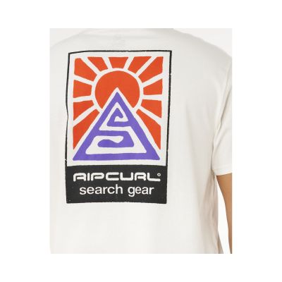 5. Koszulka męska RIP CURL Search Dawn Tee biała