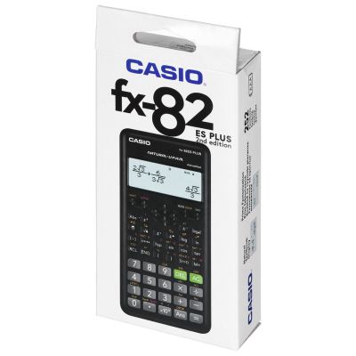 10. CASIO FX-82ESPLUS-2 KALKULATOR NAUKOWY, 252 FUNKCJE, 77X162MM, CZARNY BOX