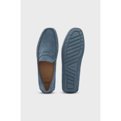 3. Buty BOSS otwarte niebieskie Noel Mocc sdpeb (50541750-460)