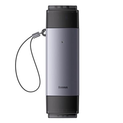 Czytnik kart Baseus Lite Series USB-A/USB-C 3.0 SD/TF - szary