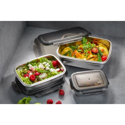 6. Zestaw 3 pojemników GEFU PREPPO G-89522