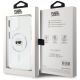 8. Etui Karl Lagerfeld IML Metal Karl Head MagSafe do iPhone 15 biały
