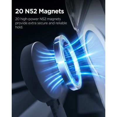 10. Uchwyt samochodowy Spigen MFT35-1 MagSafe na deskę rozdzielczą - czarny
