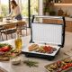15. Grill elektryczny stołowy Esperanza Taleggio EKG006 (stołowy-zamknięty; 750W; kolor inox)
