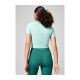 3. Koszulka CASALL Delight Short Wrap Tee miętowy