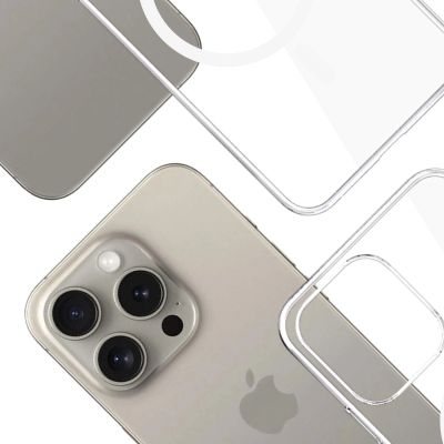 13. Etui 3mk Clear MagCase na Apple iPhone 15 Pro Max - przezroczyste