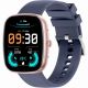 4. Smartwatch Damski GRAVITY GT18-3 Różowy Pasek Silikonowy + Granatowy Pasek