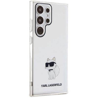 4. Etui Karl Lagerfeld IML Choupette na Samsung Galaxy S24 Ultra - przezroczyste