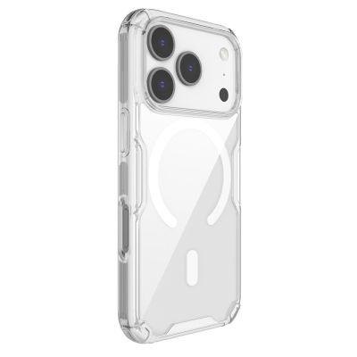 3. Etui Nillkin Nature TPU Pro kompatybilne z MagSafe na iPhone 17 Pro - białe