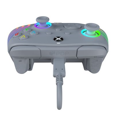 4. PDP Afterglow Wave Szary USB Gamepad Analogowa/Cyfrowa PC, Xbox One, Xbox Series S, Xbox Series X