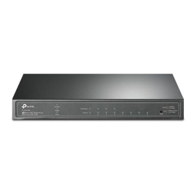 TP-Link JetStream TL-SG2008P przełącznik sieciowy Zarządzany L2/L2+ Gigabit Ethernet (10/100/1000) Obsługa PoE Czarny