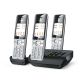 7. Telefon bezprzewodowy Gigaset 500A Comfort Trio - Automatyczna sekretarka - ECO DECT\GAP\CAT-iq - Srebrny + 2 dodatkowe słuchawki