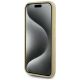 5. Etui Karl Lagerfeld Wrinkled Metal Signature na iPhone 15 Pro - złote
