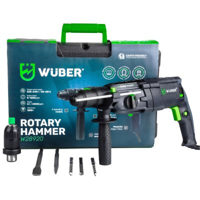 14. Młotowiertarka z udarem 4J 2500W W28920 WUBER
