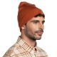 3. Buff Merino Heavyweight Beanie 11117033010 Brązowe One size