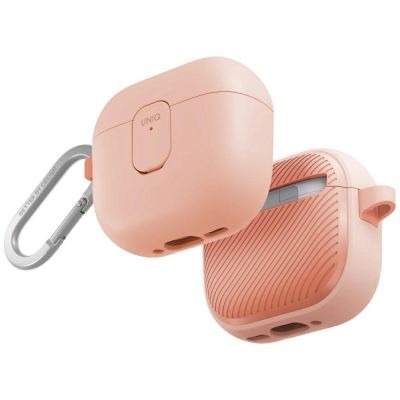 Etui UNIQ Clyde Lock Case do AirPods 4 - różowe