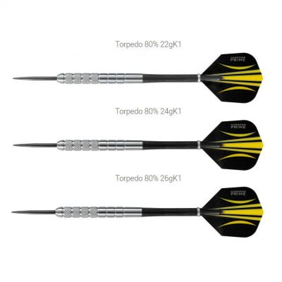 3. Rzutki Harrows Torpedo 80% Steeltip HS-TNK-000013163