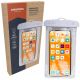 12. WODOODPORNE ETUI POKROWIEC NA TELEFON 11X21CM PVC BIAŁE GRUNDIG